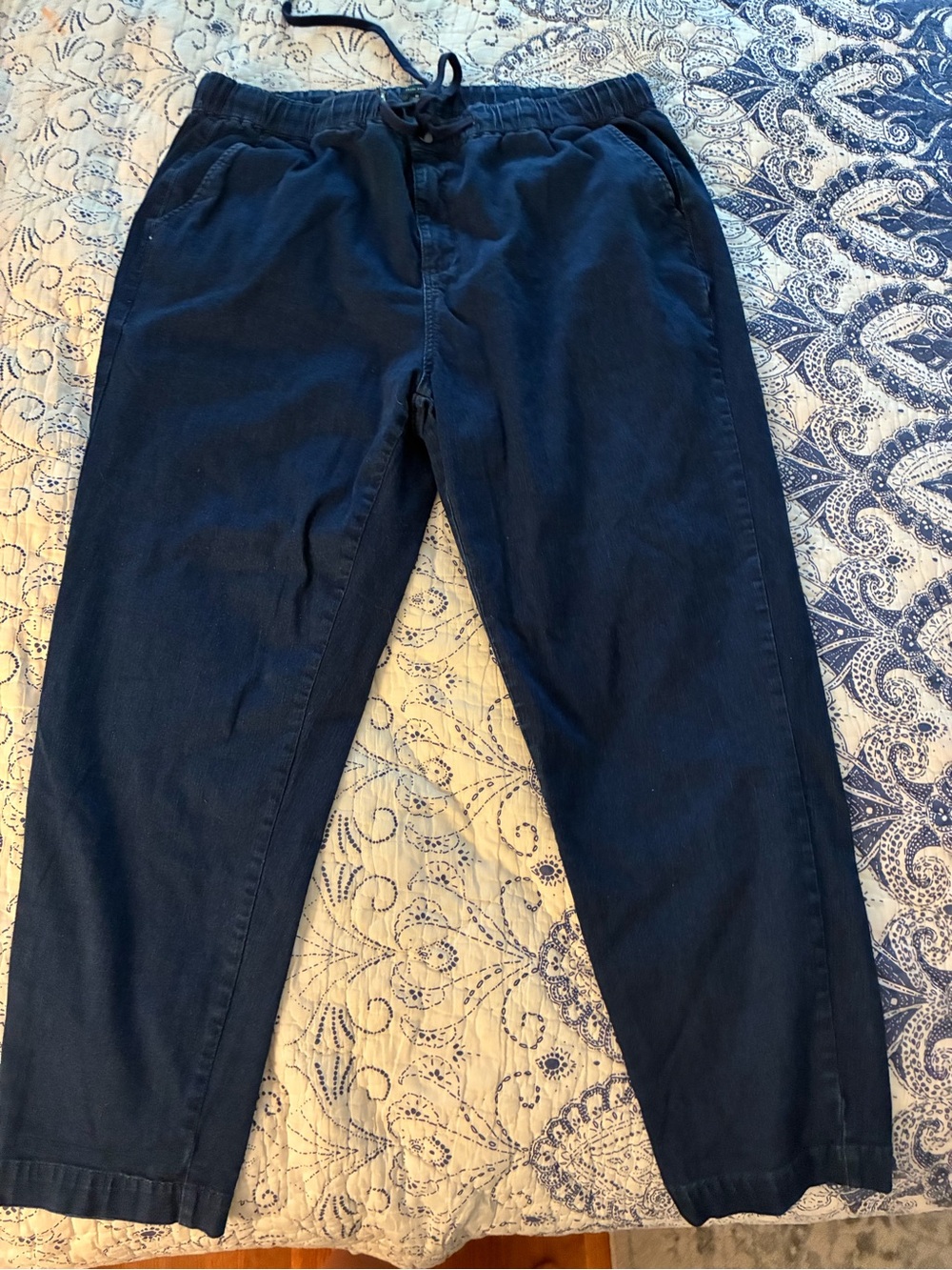 Universal Standard Elastic Waist Denim Pants - size M 18/20